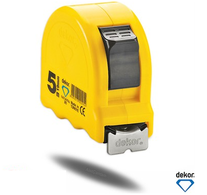 Dekor 5x25mm Şerit Metre (12/Paket)✓